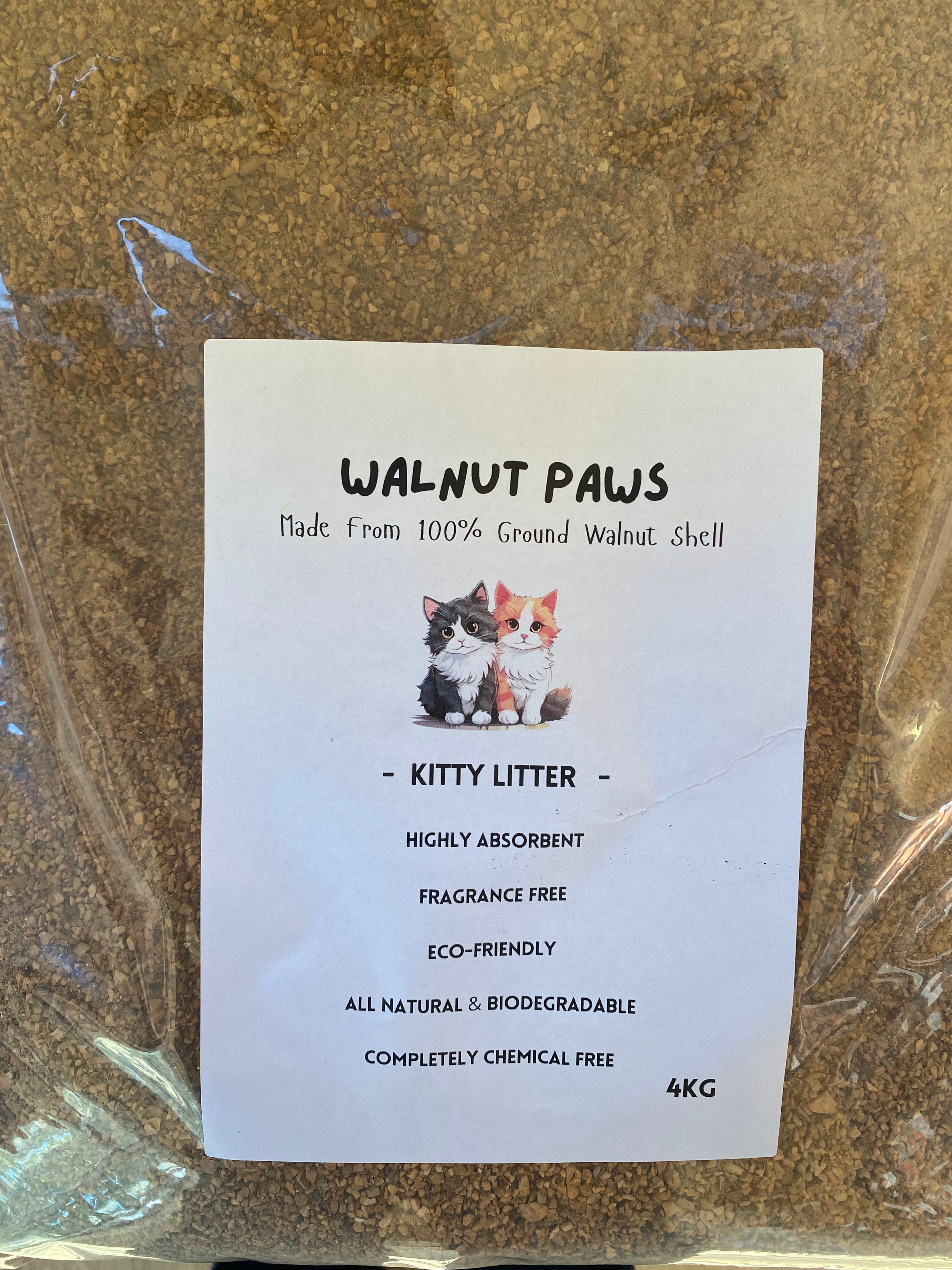 WALNUT PAWS KITTY LITTER